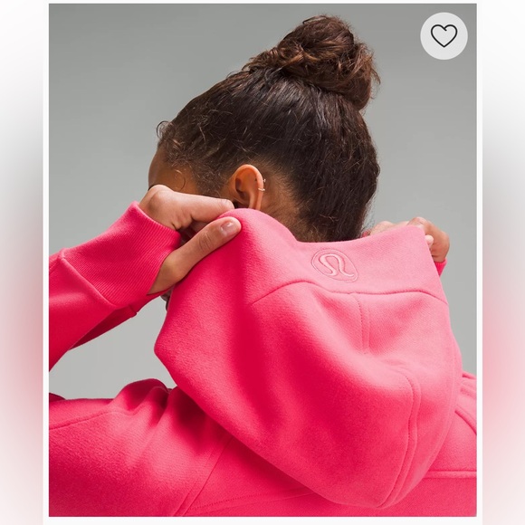 NWT Lululemon Oversized Half Zip Scuba Hoodie Jacket Glaze Pink Size XL/XXL - Picture 8 of 10